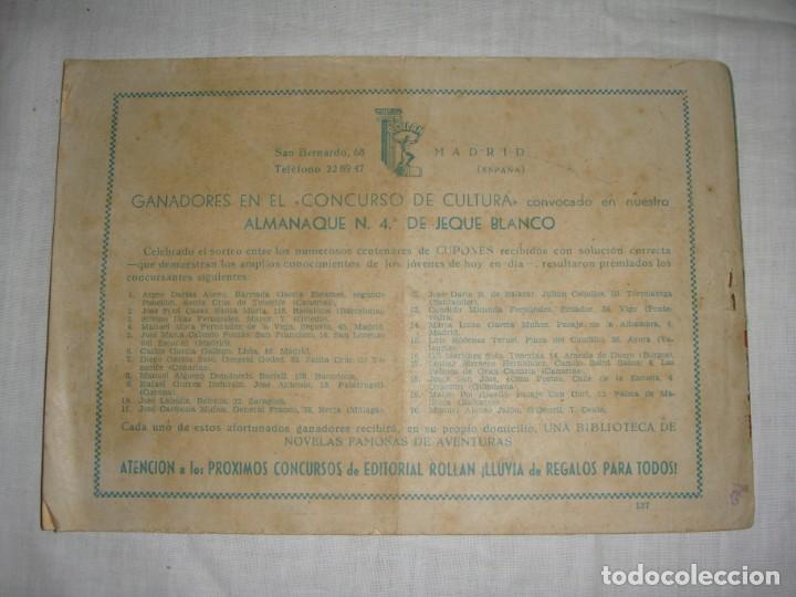 Tebeos: JEQUE BLANCO. Editorial Roll&aacute;n. N&ordm; 137. - Foto 3
