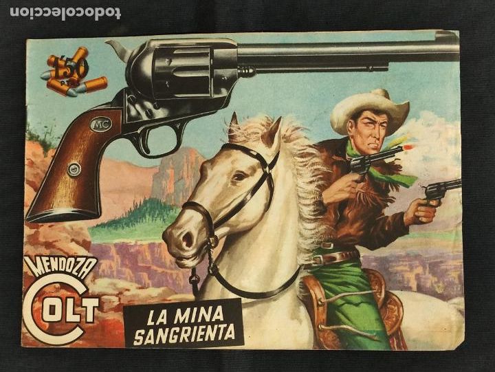 Tebeos: MENDOZA COLT - N&ordm; 24 - LA MINA SANGRIENTA - ORIGINAL - ROLLAN - Foto 1