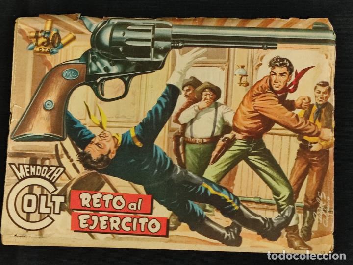 Tebeos: MENDOZA COLT - N&ordm; 38 - RETO AL EJERCITO - ORIGINAL - ROLLAN - Foto 1