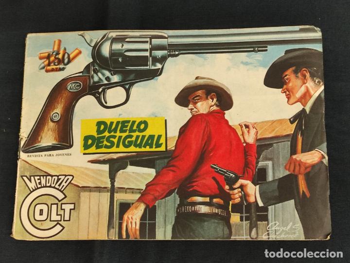 Tebeos: MENDOZA COLT - N&ordm; 45 - DUELO DESIGUAL - ORIGINAL - ROLLAN - Foto 1