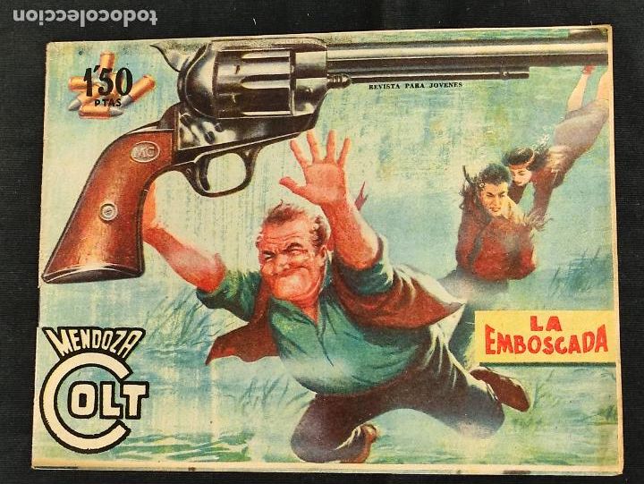 Tebeos: MENDOZA COLT - N&ordm; 57 - LA EMBOSCADA - ORIGINAL - ROLLAN - Foto 1