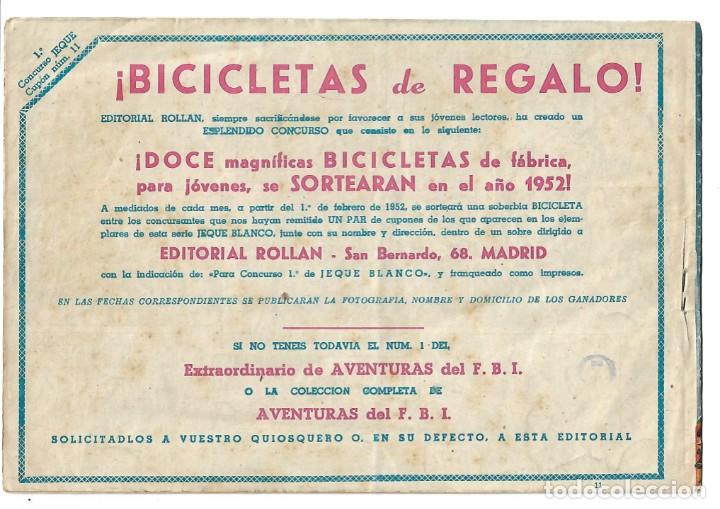 Tebeos: EL JEQUE BLANCO NUM 11 - ORIGINAL - Foto 2
