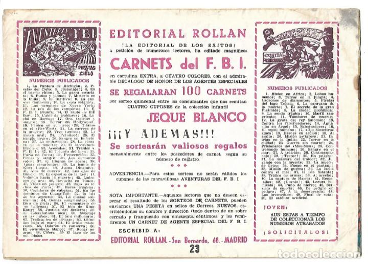 Tebeos: EL JEQUE BLANCO NUM 23 - ORIGINAL - Foto 2
