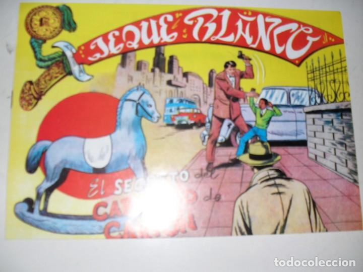 Tebeos: FACSIMIL jeque blanco 127.(de 137).ediciones rollan,a&ntilde;o 1952.IMPECABLE. - Foto 1