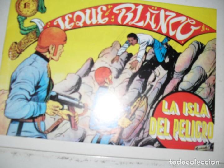 Tebeos: FACSIMIL jeque blanco 125.(de 137).ediciones rollan,a&ntilde;o 1952.IMPECABLE. - Foto 1