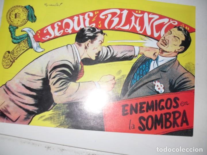 Tebeos: FACSIMIL jeque blanco 123.(de 137).ediciones rollan,a&ntilde;o 1952.IMPECABLE. - Foto 1