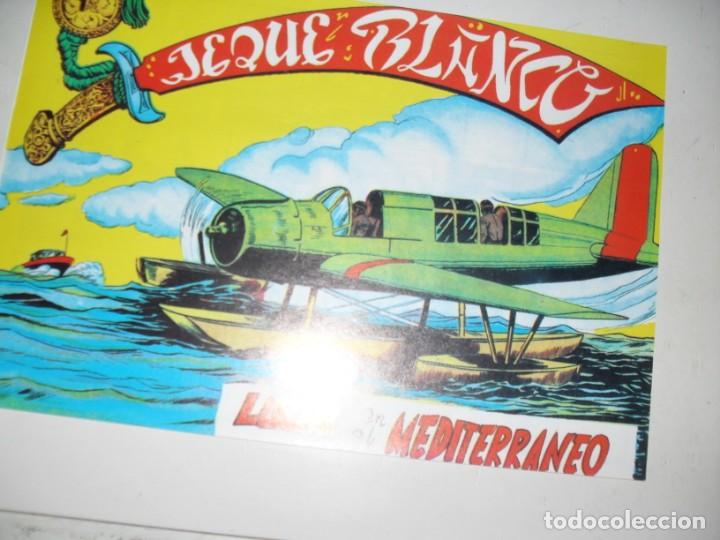 Tebeos: FACSIMIL jeque blanco 120.(de 137).ediciones rollan,a&ntilde;o 1952.IMPECABLE. - Foto 1