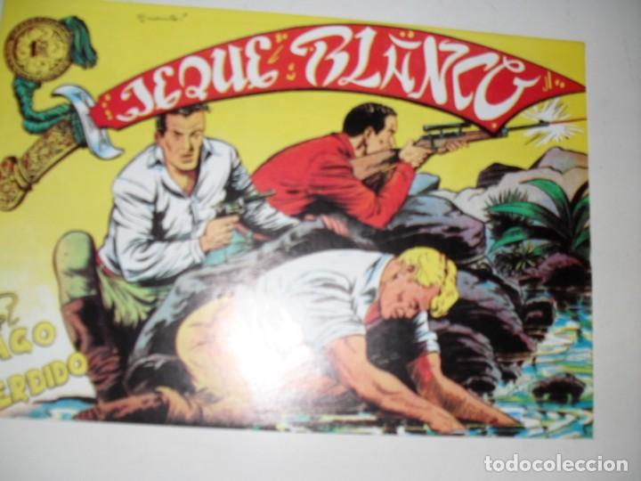 Tebeos: FACSIMIL jeque blanco 109.(de 137).ediciones rollan,a&ntilde;o 1952.IMPECABLE. - Foto 1