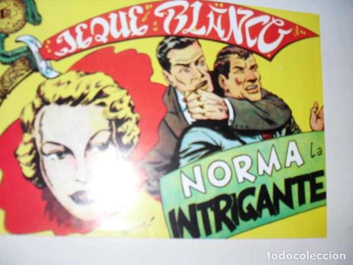 Tebeos: FACSIMIL jeque blanco 108.(de 137).ediciones rollan,a&ntilde;o 1952.IMPECABLE. - Foto 1