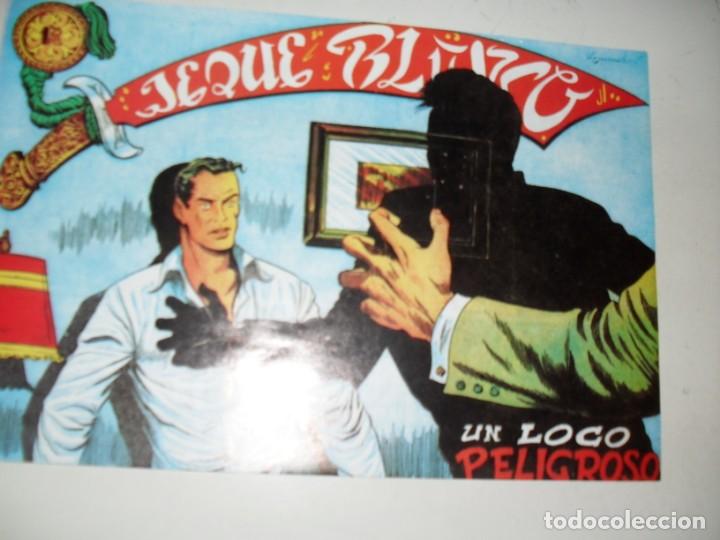 Tebeos: FACSIMIL jeque blanco 105.(de 137).ediciones rollan,a&ntilde;o 1952.IMPECABLE. - Foto 1