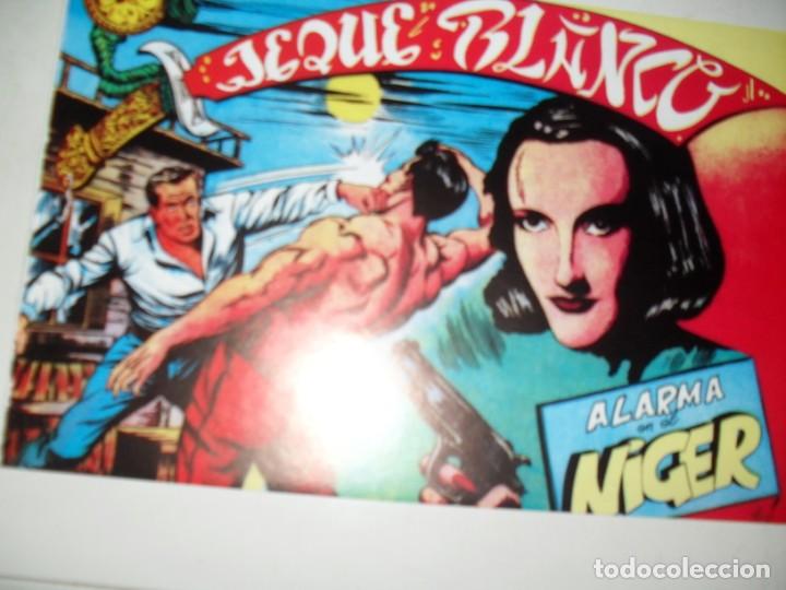 Tebeos: FACSIMIL jeque blanco 102.(de 137).ediciones rollan,a&ntilde;o 1952.IMPECABLE. - Foto 1