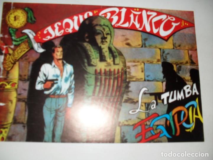 Tebeos: FACSIMIL jeque blanco 101.(de 137).ediciones rollan,a&ntilde;o 1952.IMPECABLE. - Foto 1