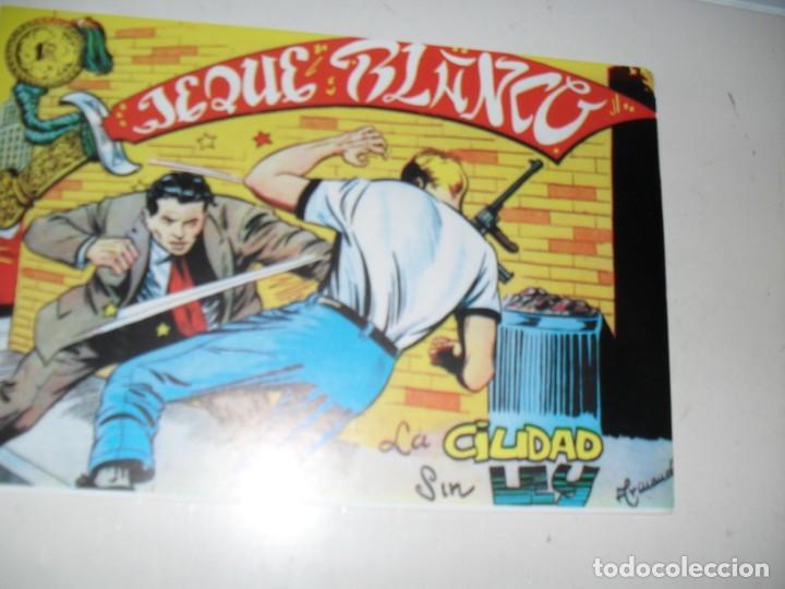 Tebeos: FACSIMIL jeque blanco 91.(de 137).ediciones rollan,a&ntilde;o 1952.IMPECABLE. - Foto 1