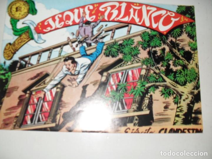 Tebeos: FACSIMIL jeque blanco 77.(de 137).ediciones rollan,a&ntilde;o 1952.IMPECABLE. - Foto 1