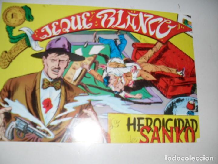 Tebeos: FACSIMIL jeque blanco 62.(de 137).ediciones rollan,a&ntilde;o 1952.IMPECABLE. - Foto 1