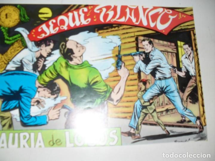 Tebeos: FACSIMIL jeque blanco 53.(de 137).ediciones rollan,a&ntilde;o 1952.IMPECABLE. - Foto 1