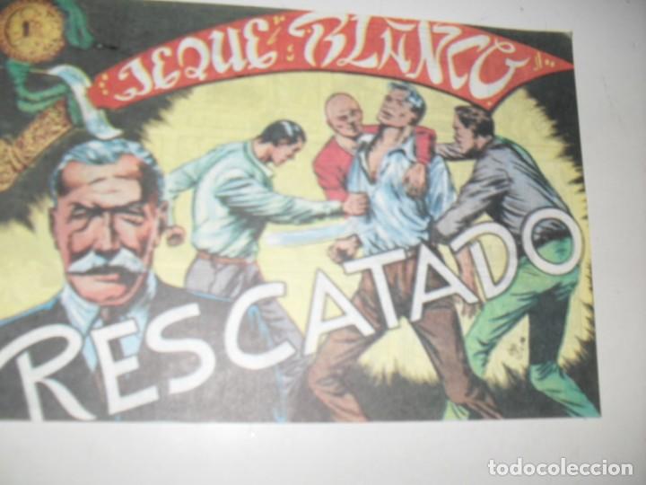 Tebeos: FACSIMIL jeque blanco 41.(de 137).ediciones rollan,a&ntilde;o 1952.IMPECABLE. - Foto 1