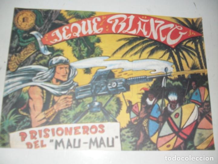 Tebeos: FACSIMIL jeque blanco 24.(de 137).ediciones rollan,a&ntilde;o 1952.IMPECABLE. - Foto 1