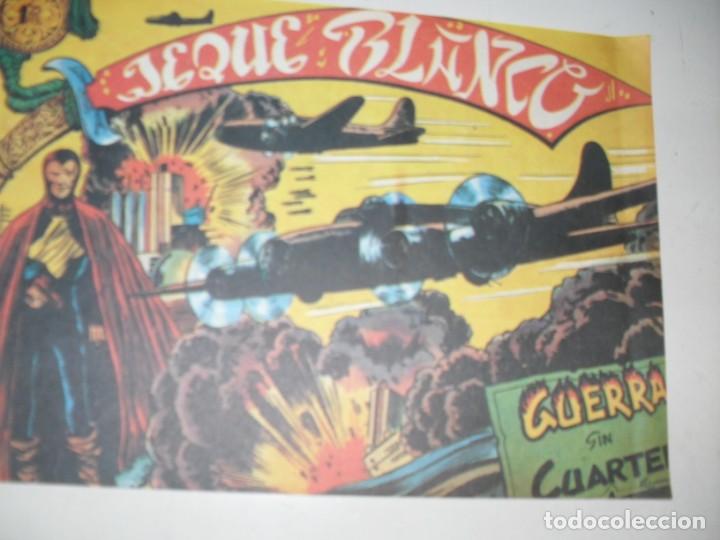 Tebeos: FACSIMIL jeque blanco 23.(de 137).ediciones rollan,a&ntilde;o 1952.IMPECABLE. - Foto 1