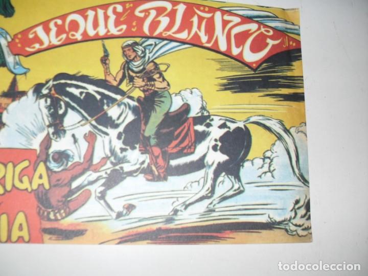 Tebeos: FACSIMIL jeque blanco 21.(de 137).ediciones rollan,a&ntilde;o 1952.IMPECABLE. - Foto 1