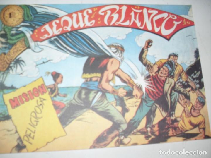 Tebeos: FACSIMIL jeque blanco 20.(de 137).ediciones rollan,a&ntilde;o 1952.IMPECABLE. - Foto 1