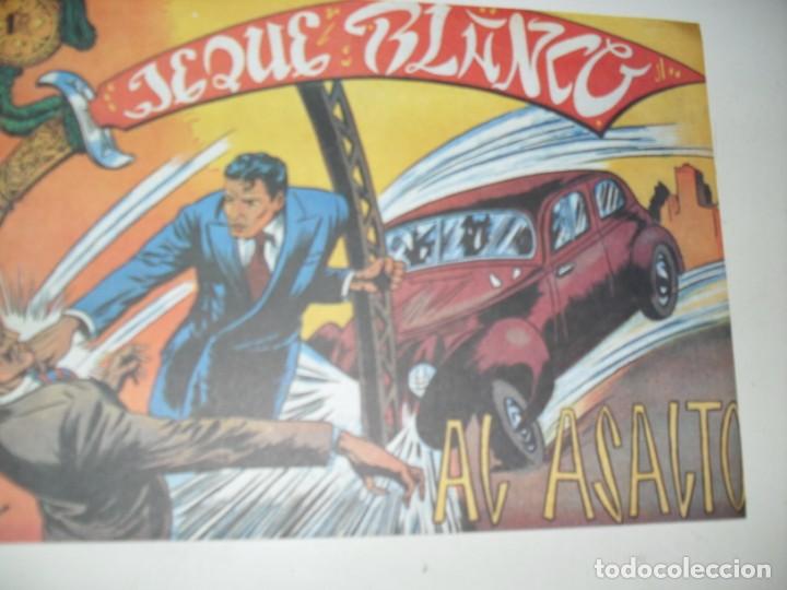 Tebeos: FACSIMIL jeque blanco 19.(de 137).ediciones rollan,a&ntilde;o 1952.IMPECABLE. - Foto 1