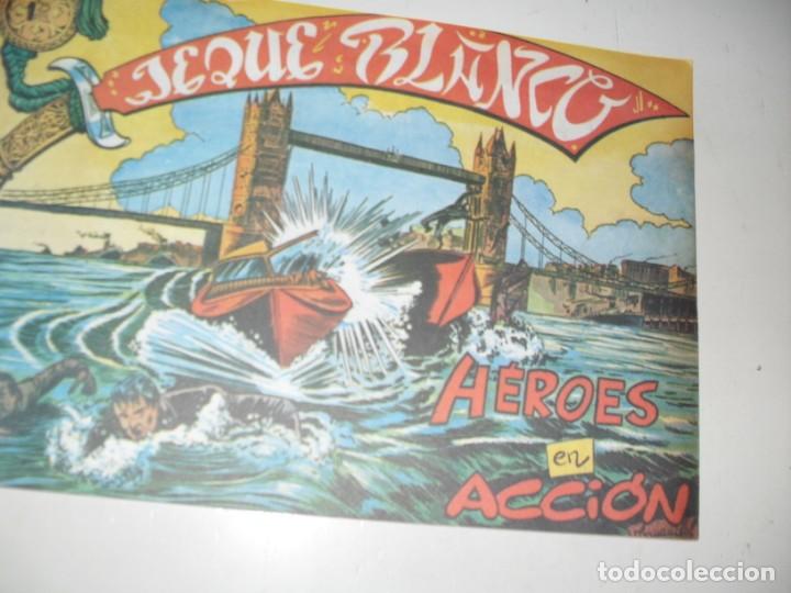 Tebeos: FACSIMIL jeque blanco 18.(de 137).ediciones rollan,a&ntilde;o 1952.IMPECABLE. - Foto 1