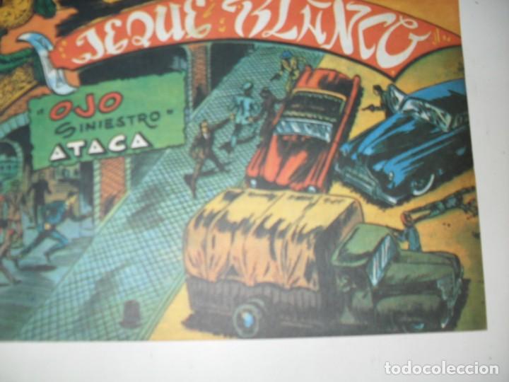 Tebeos: FACSIMIL jeque blanco 17.(de 137).ediciones rollan,a&ntilde;o 1952.IMPECABLE. - Foto 1