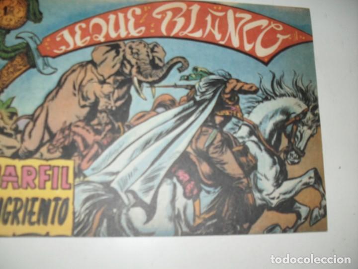 Tebeos: FACSIMIL jeque blanco 10.(de 137).ediciones rollan,a&ntilde;o 1952.IMPECABLE. - Foto 1