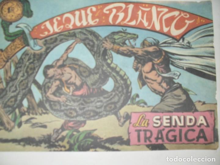 Tebeos: FACSIMIL jeque blanco 9.(de 137).ediciones rollan,a&ntilde;o 1952.IMPECABLE. - Foto 1