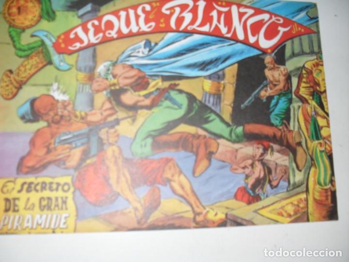 Tebeos: FACSIMIL jeque blanco 7.(de 137).ediciones rollan,a&ntilde;o 1952.IMPECABLE. - Foto 1