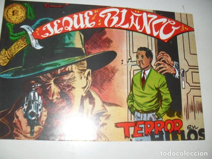 Tebeos: FACSIMIL jeque blanco 85.(de 137).ediciones rollan,a&ntilde;o 1952.IMPECABLE. - Foto 1