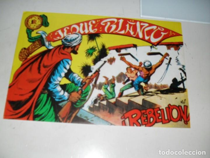 Tebeos: FACSIMIL jeque blanco 98.(de 137).ediciones rollan,a&ntilde;o 1952.IMPECABLE. - Foto 1