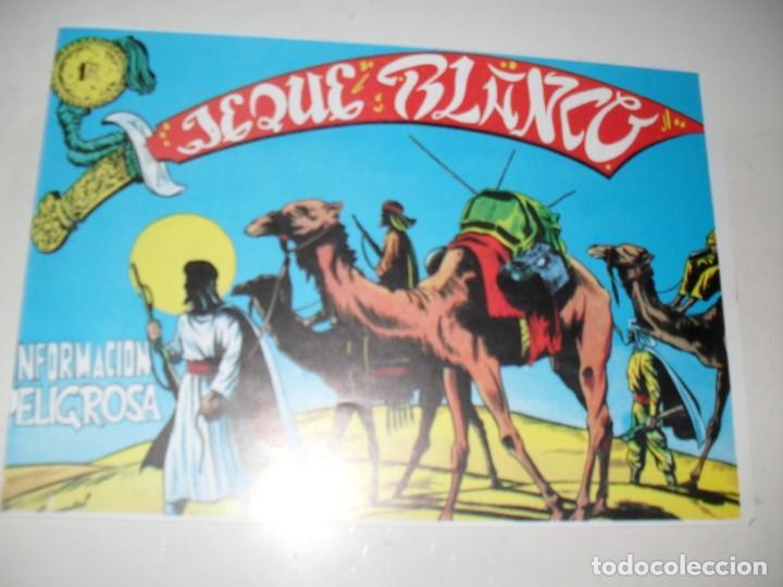 Tebeos: FACSIMIL jeque blanco 96.(de 137).ediciones rollan,a&ntilde;o 1952.IMPECABLE. - Foto 1