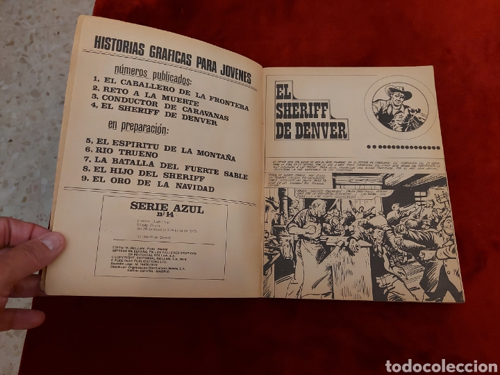 Tebeos: TEXAS JACK- ROLLAN 7- COMIC DEL OESTE RETAPADO 1973 - Foto 13