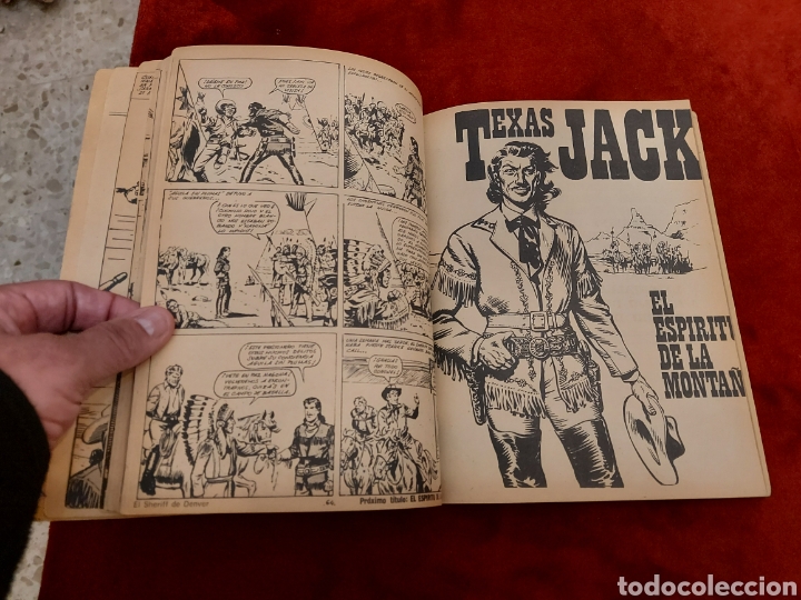 Tebeos: TEXAS JACK- ROLLAN 7- COMIC DEL OESTE RETAPADO 1973 - Foto 14