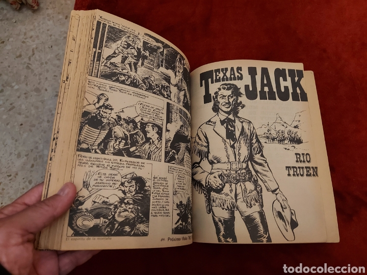 Tebeos: TEXAS JACK- ROLLAN 7- COMIC DEL OESTE RETAPADO 1973 - Foto 15