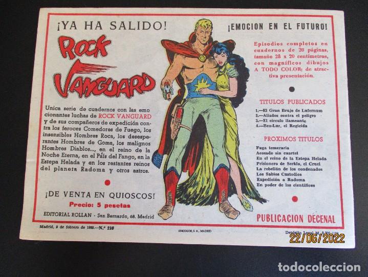 Tebeos: FBI, AVENTURAS DEL (1951, ROLLAN) 210 &middot; 12-VI-1959 &middot; DRAMA EN LA TORRE - Foto 3