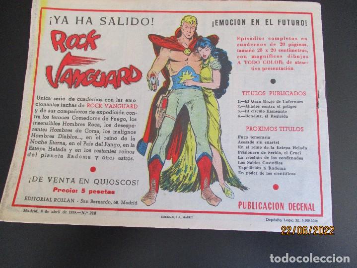 Tebeos: FBI, AVENTURAS DEL (1951, ROLLAN) 218 &middot; 2-X-1959 &middot; LUCHA EN LA CLINICA - Foto 3