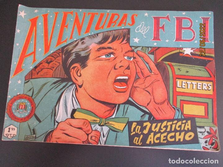 Tebeos: FBI, AVENTURAS DEL (1951, ROLLAN) 165 &middot; 20-IX-1957 &middot; LA JUSTICIA AL ACECHO - Foto 1