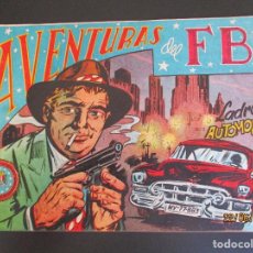Tebeos: FBI, AVENTURAS DEL (1951, ROLLAN) 154 · 19-IV-1957 · LADRONES DE AUTOMOBILES