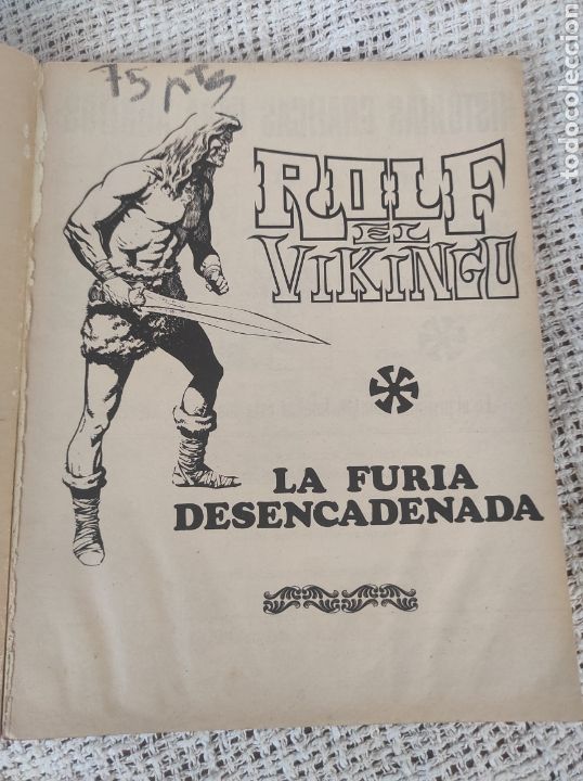 Tebeos: ROLF EL VIKINGO TOMO 1 - ED. ROLLAN 1972 - Foto 2