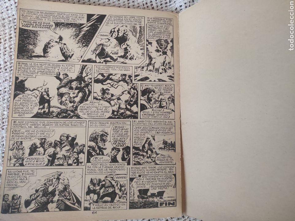 Tebeos: ROLF EL VIKINGO TOMO 1 - ED. ROLLAN 1972 - Foto 3