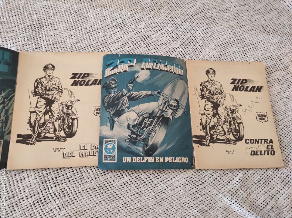 Tebeos: ZIP NOLAN N&ordm; 1 Y 3 - ED. ROLLAN - SERIE ROJA - Foto 2