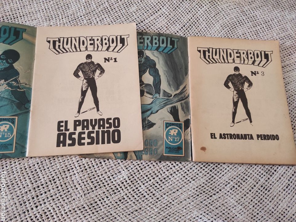 Tebeos: THUNDERBOLT -LOTE DE 2 EJEMPLARES N&ordm; 1, Y 3, - ED. ROLLAN - SERIE AZUL - Foto 2