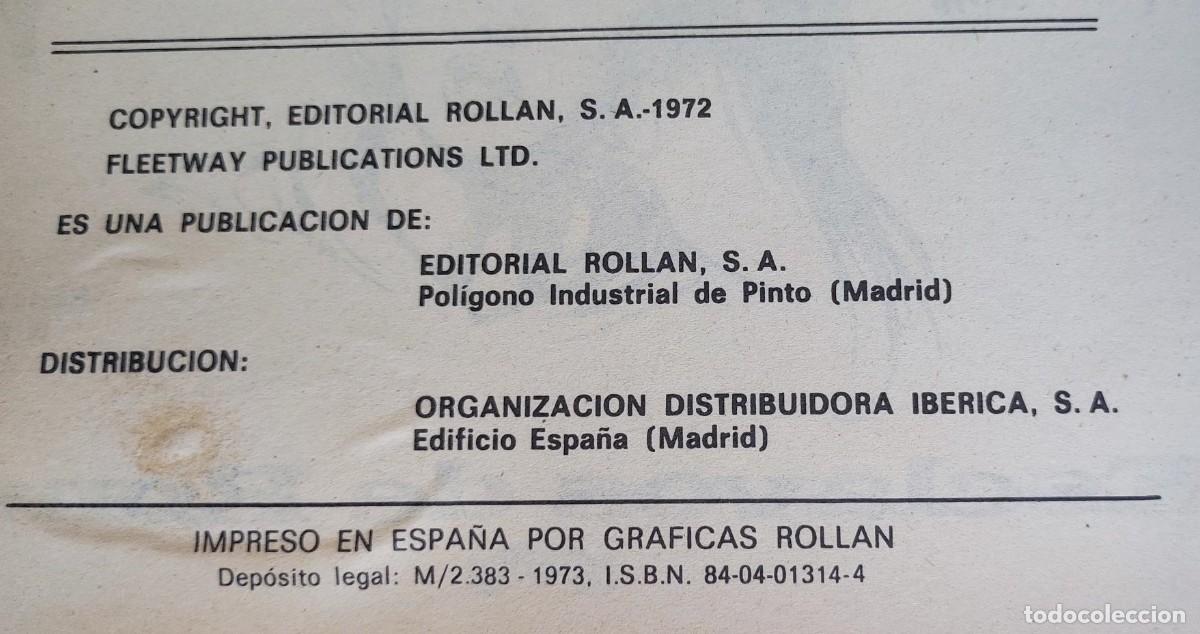 Tebeos: MOIRA N&ordm;10 - 1973 EDITORIAL ROLLAN RETAPADO. - Foto 7