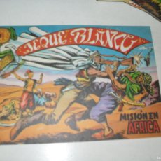 Tebeos: FACSIMIL EL JEQUE BLANCO 1 MISION EN AFRICA,PRIMEROS Nº,ROLLAN,1952.. Lote 397320154