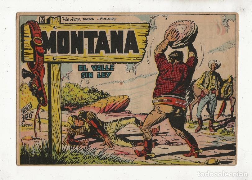 Tebeos: MONTANA N&ordm; 3 - EL VALLE SIN LEY - ROLLAN 1961 - Foto 1