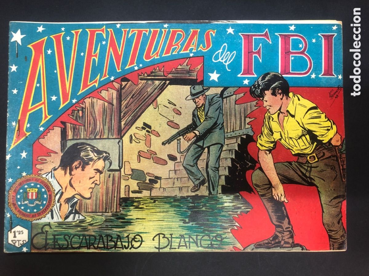 Tebeos: COMIC ORIGINAL AVENTURAS DEL FBI N&ordm; 66 EDITORIAL ROLLAN - Foto 1