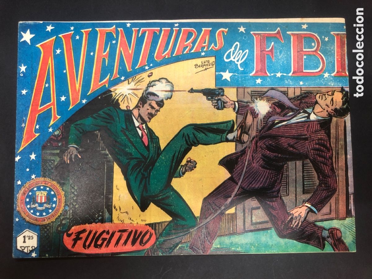 Tebeos: COMIC ORIGINAL AVENTURAS DEL FBI N&ordm; 8 EDITORIAL ROLLAN - Foto 1